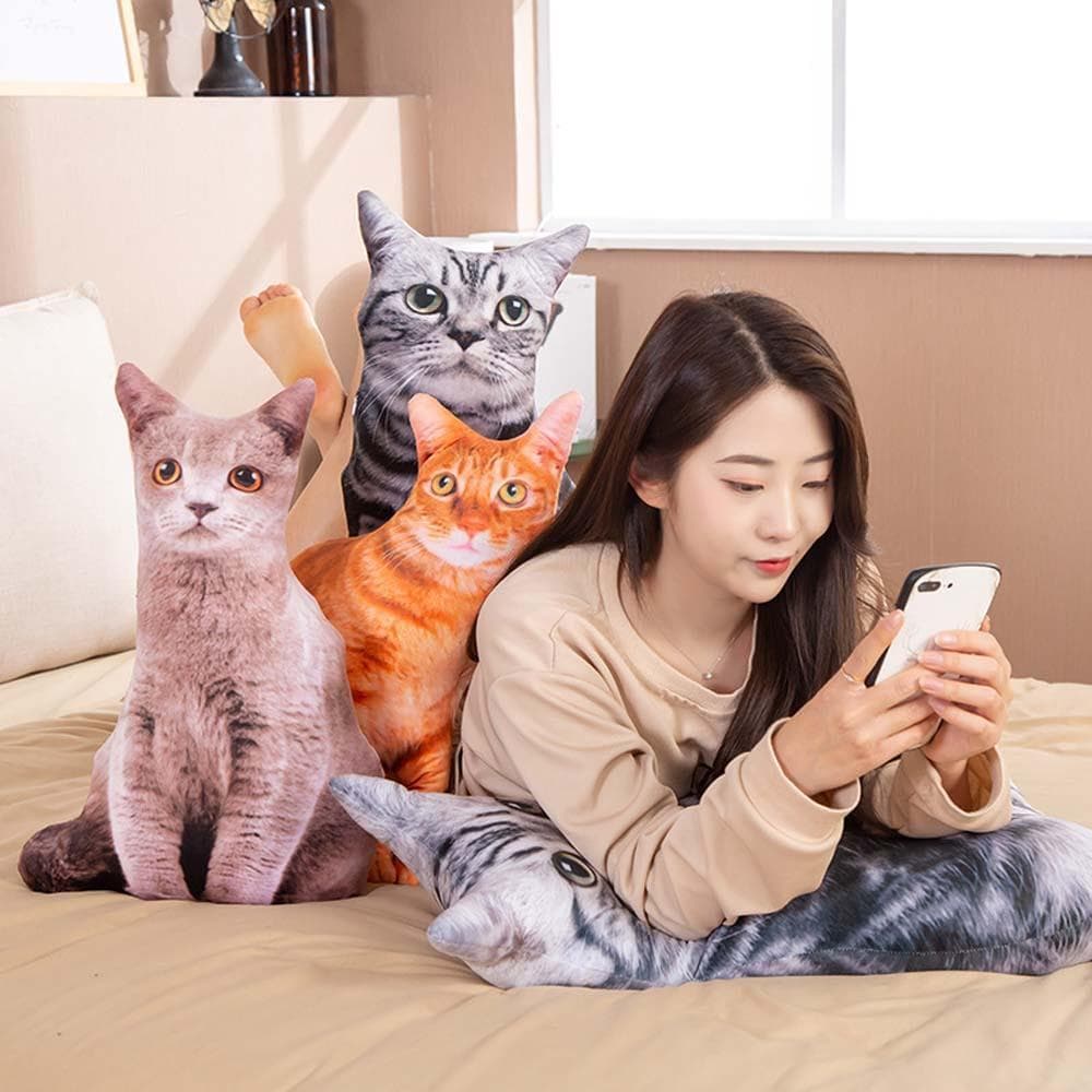 Pewany หมอนโซฟาจําลอง ป้องกันคอแมว สําหรับตกแต่งบ้าน รูปที่ 9