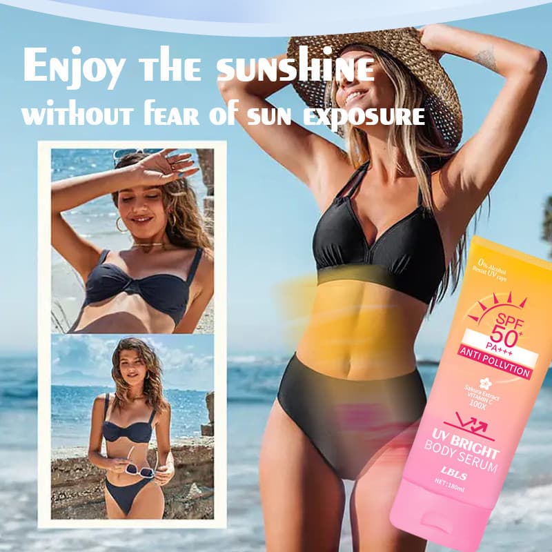 LBLS โลชั่นป้องกันแสงแดด Sunscreen 180ml SPF50+PA+++ อ่อนโยน ไม่ระคายเคือง รูปที่ 2