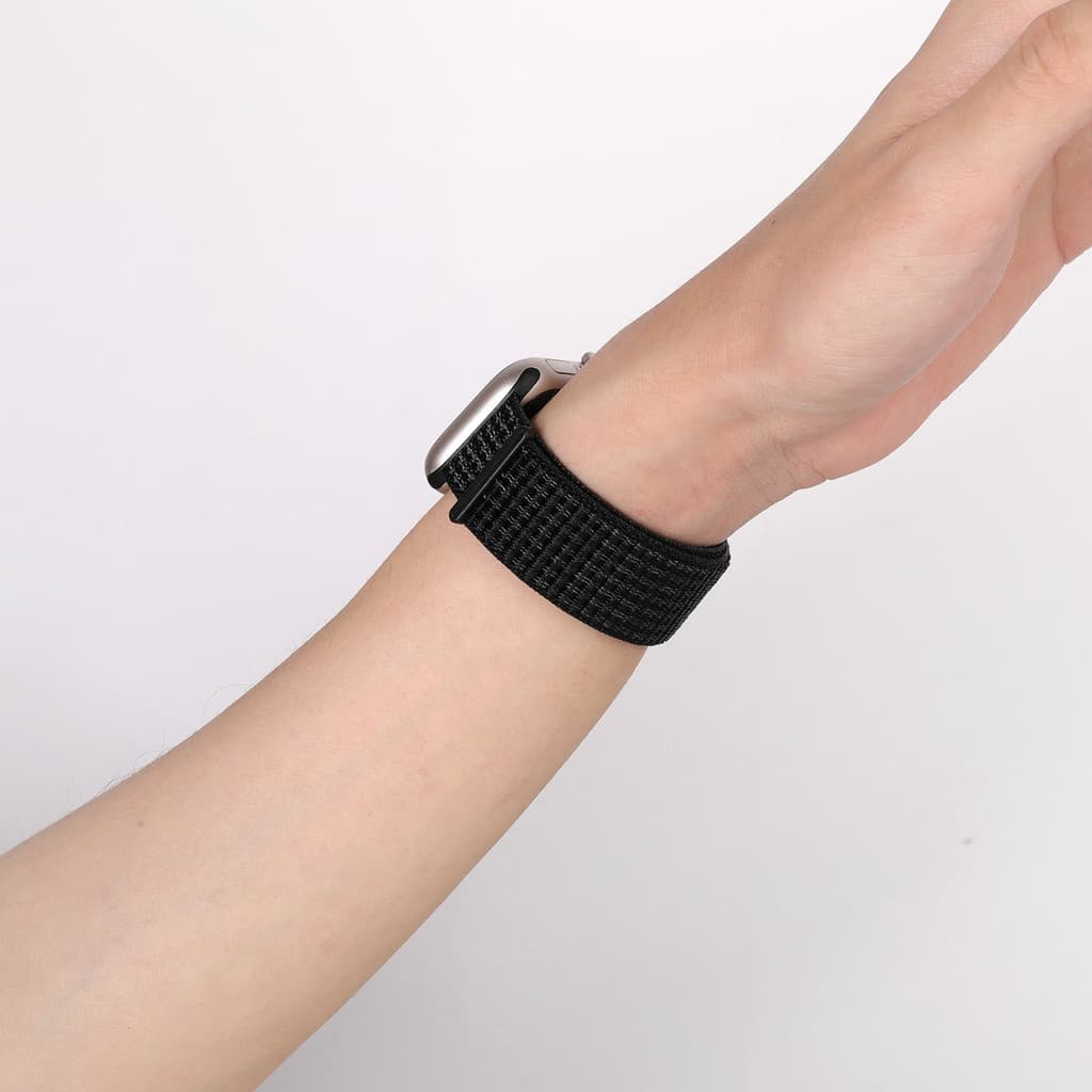 สายไนล่อนอ่อน แบนด์ปรับได้ for Smartwatch iWatch Ultra SE 3 2 Series 11 10 9 8 7 6 5 4 3 49มม. 46 45 42มม.41มม.38มม รูปที่ 6