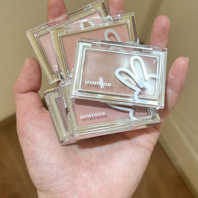 HYNTOOR Blush Plate Brightening Advanced Saturation Contraction สีขยายบรรยากาศแบบพกพา Monochrome Blush Plate รูปที่ 5
