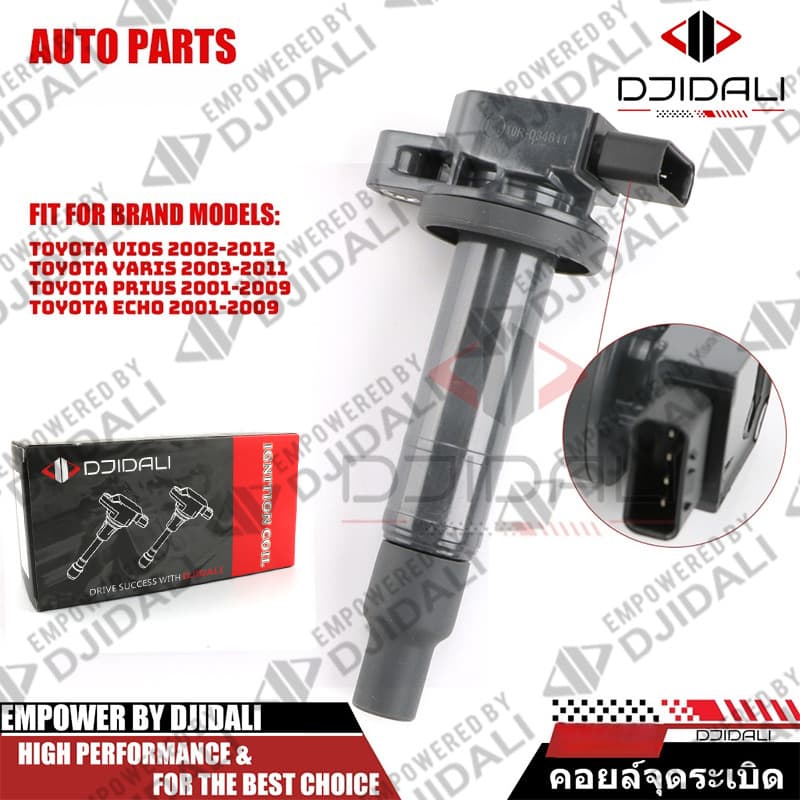 Toyota คอยล์จุดระเบิด 90919-02265 สําหรับ for Toyoto Vios 2002-2012 Yaris Scion Xa Xb Yaris Echo Prius รูปที่ 1