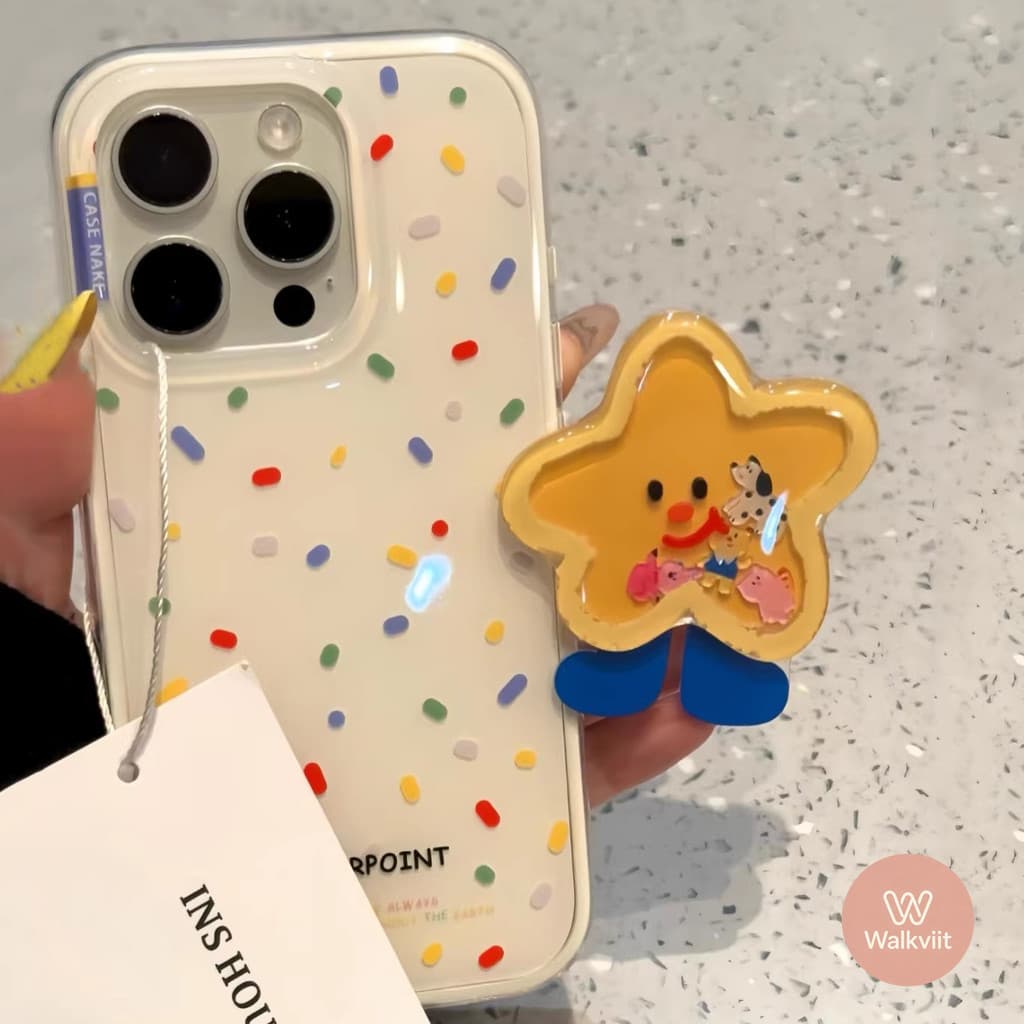 สำหรับ Samsung A56 A17 A06 A15 A05s A05 A03 A24 A16 A14 A13 A20 A22 A50 A04 A20s เคส IMD ลายจุดสีริบบิ้นแฟชั่น รูปที่ 1