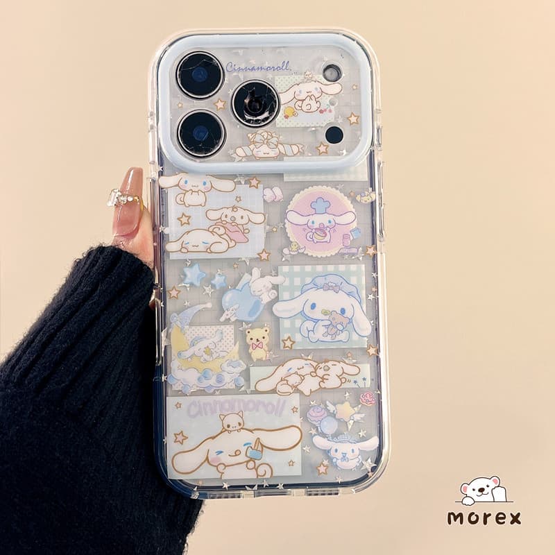 เคสใสหมีหูยาวโลมา น่ารักป้องกัน Redmi 15 A5 15C 13C 13 9A 9 10C 10 12C 12 14C A3 A1 Note 12 9 10 11 11s 14 13 Pro รูปที่ 8