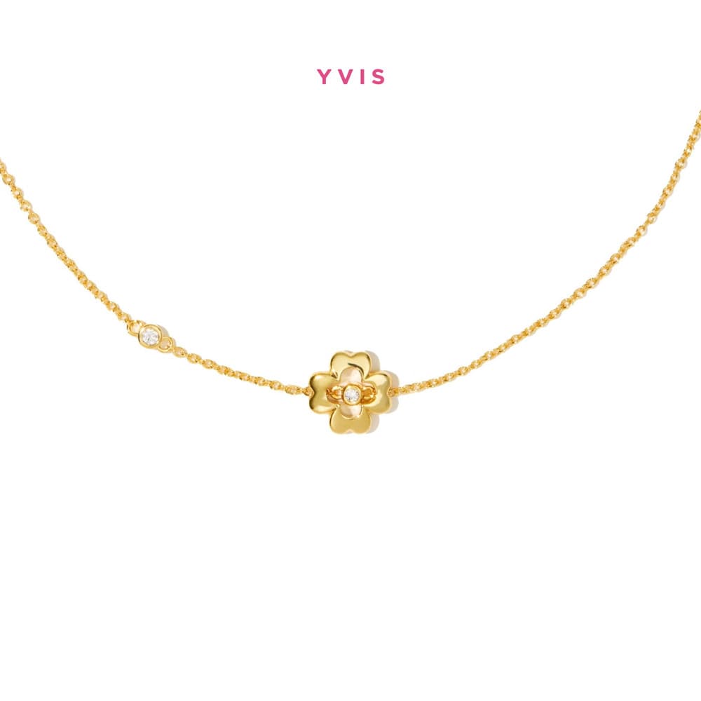 YVIS Meadow Brass Necklace - Lucky Charm Collection รูปที่ 5