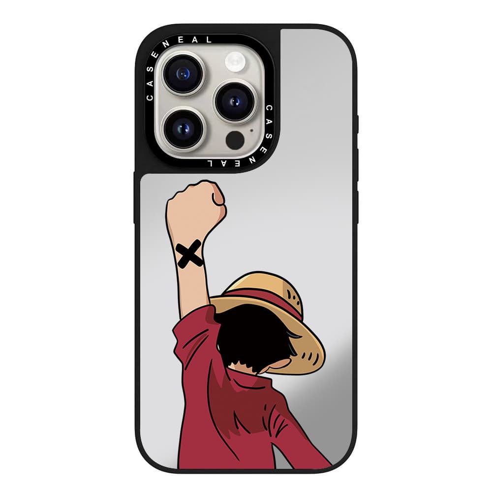 CASENEAL ตัวละครอะนิเมะคุณภาพสูงกระจกเคสโทรศัพท์เหมาะสําหรับiPhone 17ProMax 17pro 17 air 16promax 16 15promax 15 14promax 13 13Promaxแฟชั่นAnti Drop Hard Case รูปที่ 2