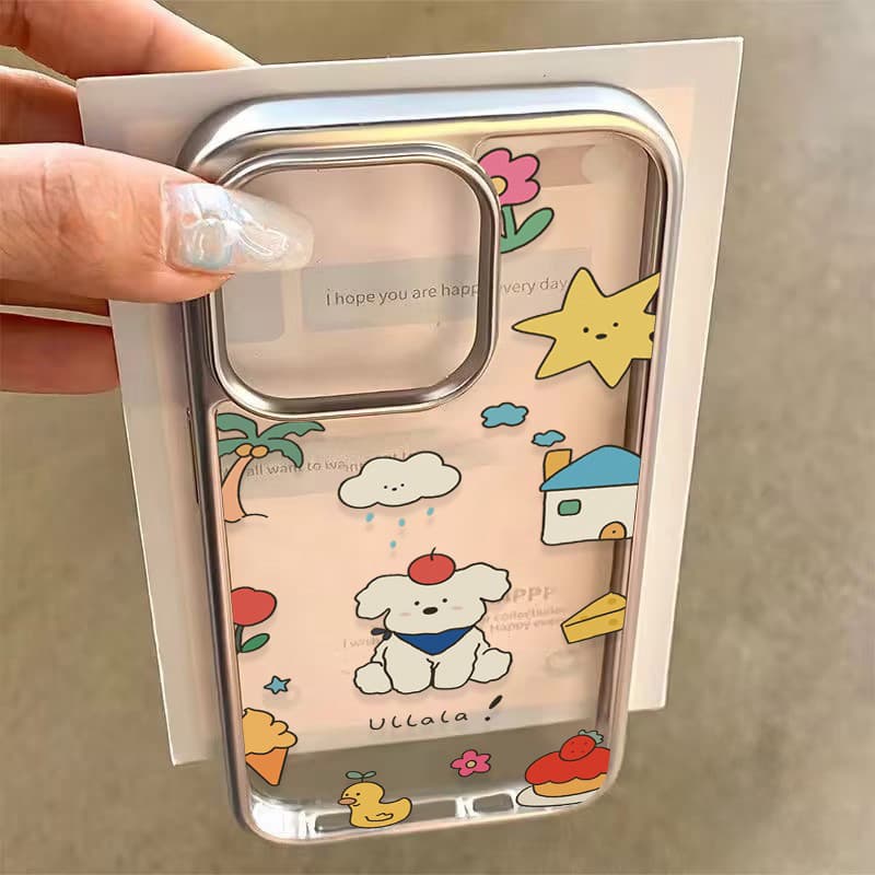 น่ารัก เคสไอโฟน Star Kirby การ์ตูน สำหรับ เคส IPhone 12 11 14 15 16 13 Pro Max 7 8 Plus XS XR X Max โปร่งใส เคส รูปที่ 3