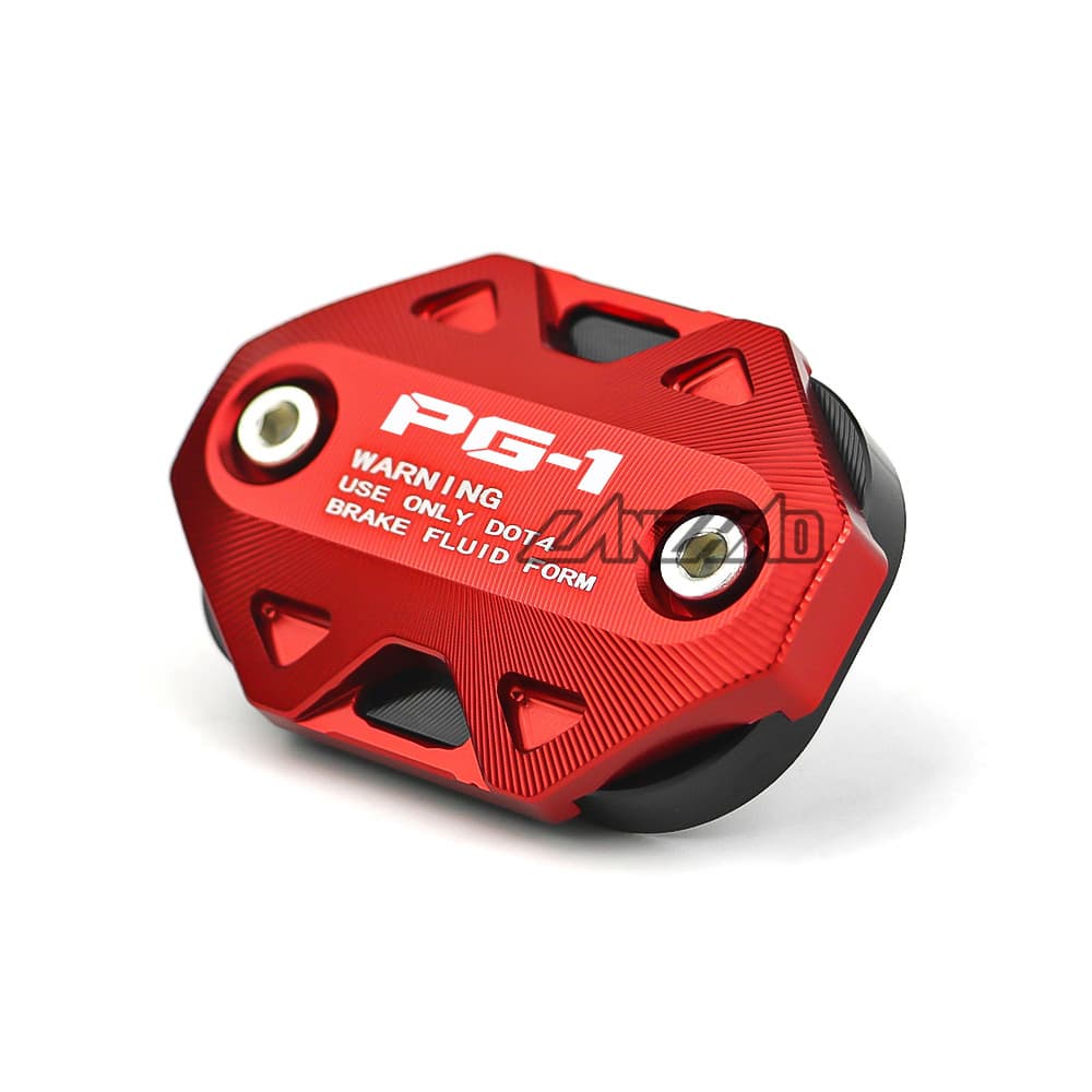 ฝาครอบน้ํามันเบรก CNC ฝาปิดปั๊มบน YAMAHA PG-1 PG1 รูปที่ 4