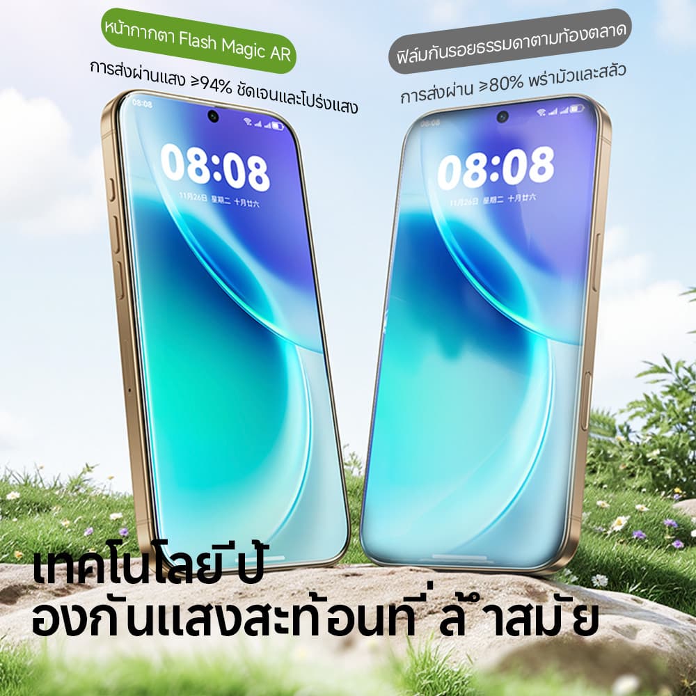 SmartDevil Dust-Free Chamber Quick Install AR HD Tempered Glass For VIVO X300 Pro/X300/X300s Explosion-proof Drop-proof Strong Anti-Reflection Original Screen Feel รูปที่ 4