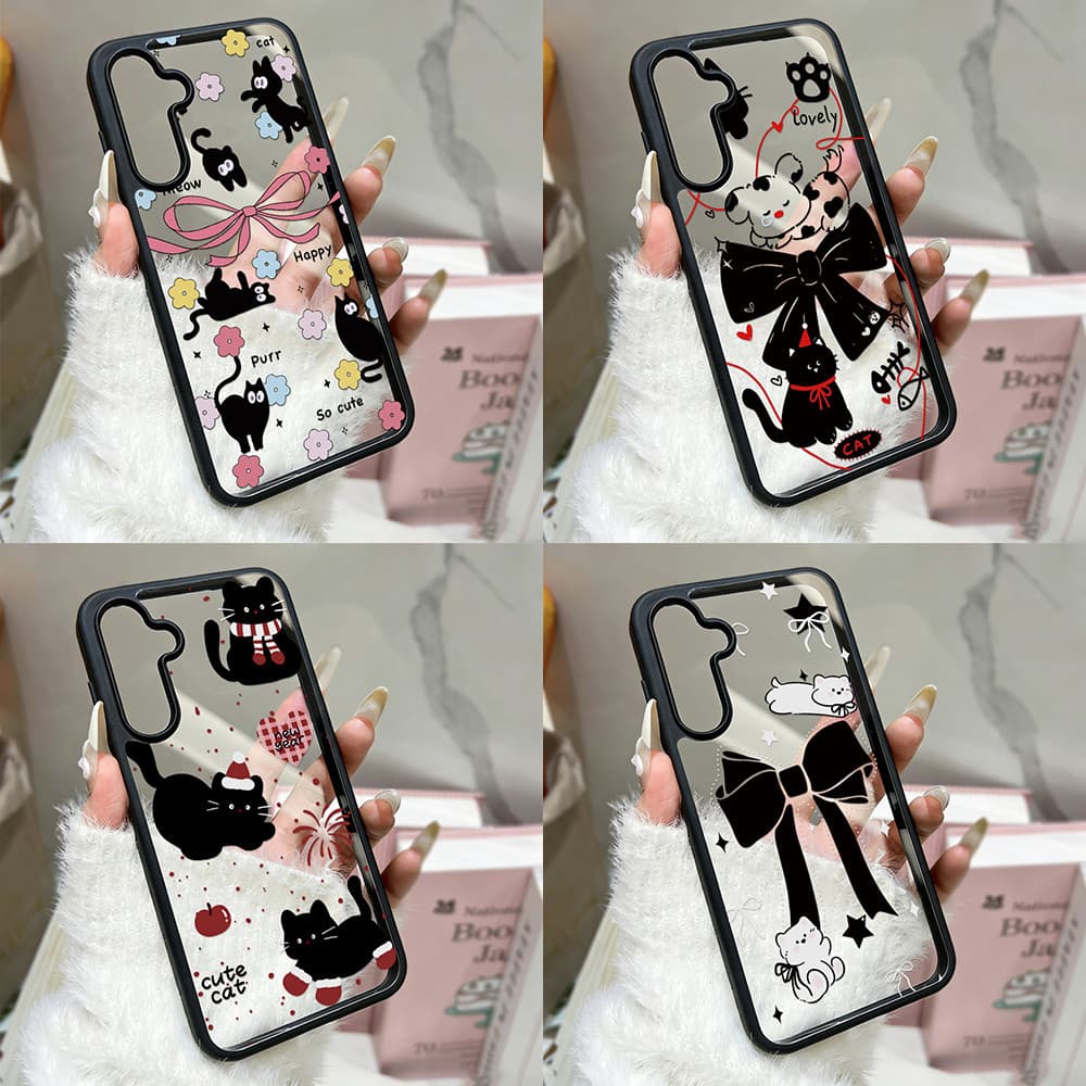 เคสแบบด้านสำหรับ Samsung Galaxy A56/A55/S25 Ultra/S24 Ultra/A05/A06/A07/A16/A17 ป้องกันการตกกระแทก ทำจาก TPU กันกระแทก รูปที่ 1