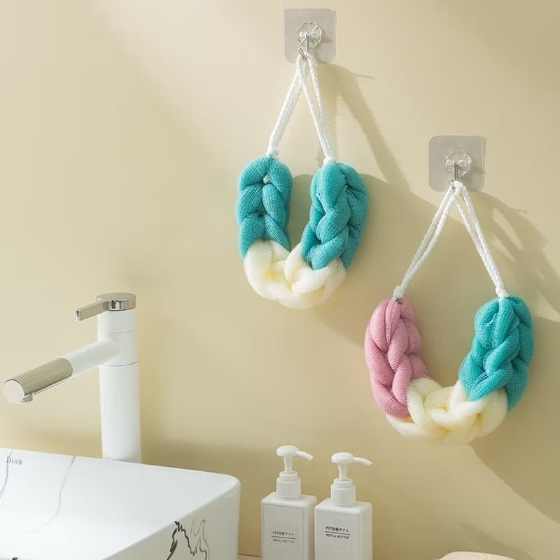 ZB1 HOME ฟองน้ำขัดผิว, สครับขัดผิว, ถุงใส่สบู่โฟมนุ่ม, ถุงใส่สบู่, สครับขัดผิว, ฟองน้ำอาบน้ำไนลอน รูปที่ 9