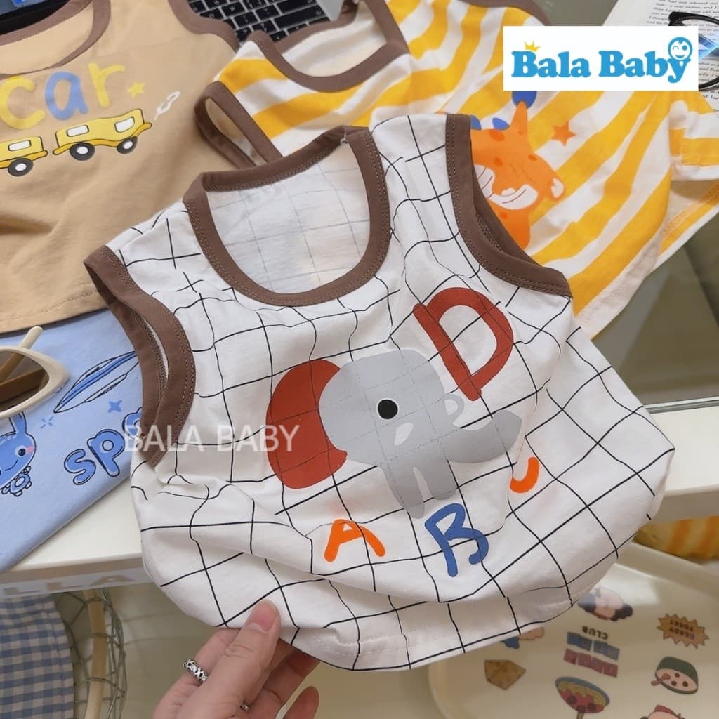 ใหม่ เสื้อกล้ามเด็ก เสื้อแขนกุดสำหรับเด็กผู้ชาย ผ้าcotton แฟชั่นน่าร้อน2026 BXT05 รูปที่ 4