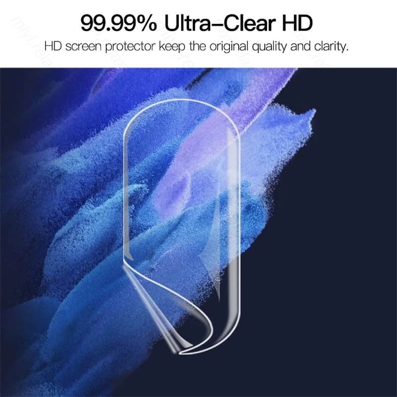 ฟิล์มไฮโดรเจลสําหรับ Xiaomi Smart Band 10 ฟิล์มกันรอยหน้าจอสําหรับ Xiaomi Band10 Clear Cover Films รูปที่ 9