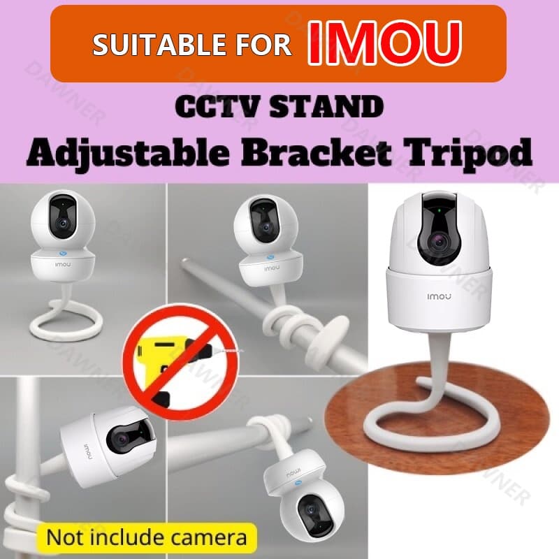 สําหรับ ขาตั้งกล้องวงจรปิด Imou Ranger 2 IP กล้องวงจรปิด ขาตั้ง ฟรีเจาะ ติดผนัง โดยไม่ต้องเจาะ ปรับได้ รูปที่ 2
