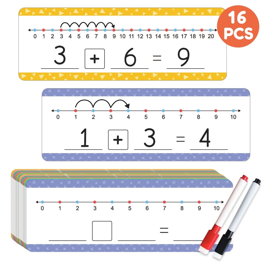 Preschool กระดาษลบตัวเลขคณิตศาสตร์ 0-20 สําหรับเด็ก รูปที่ 1