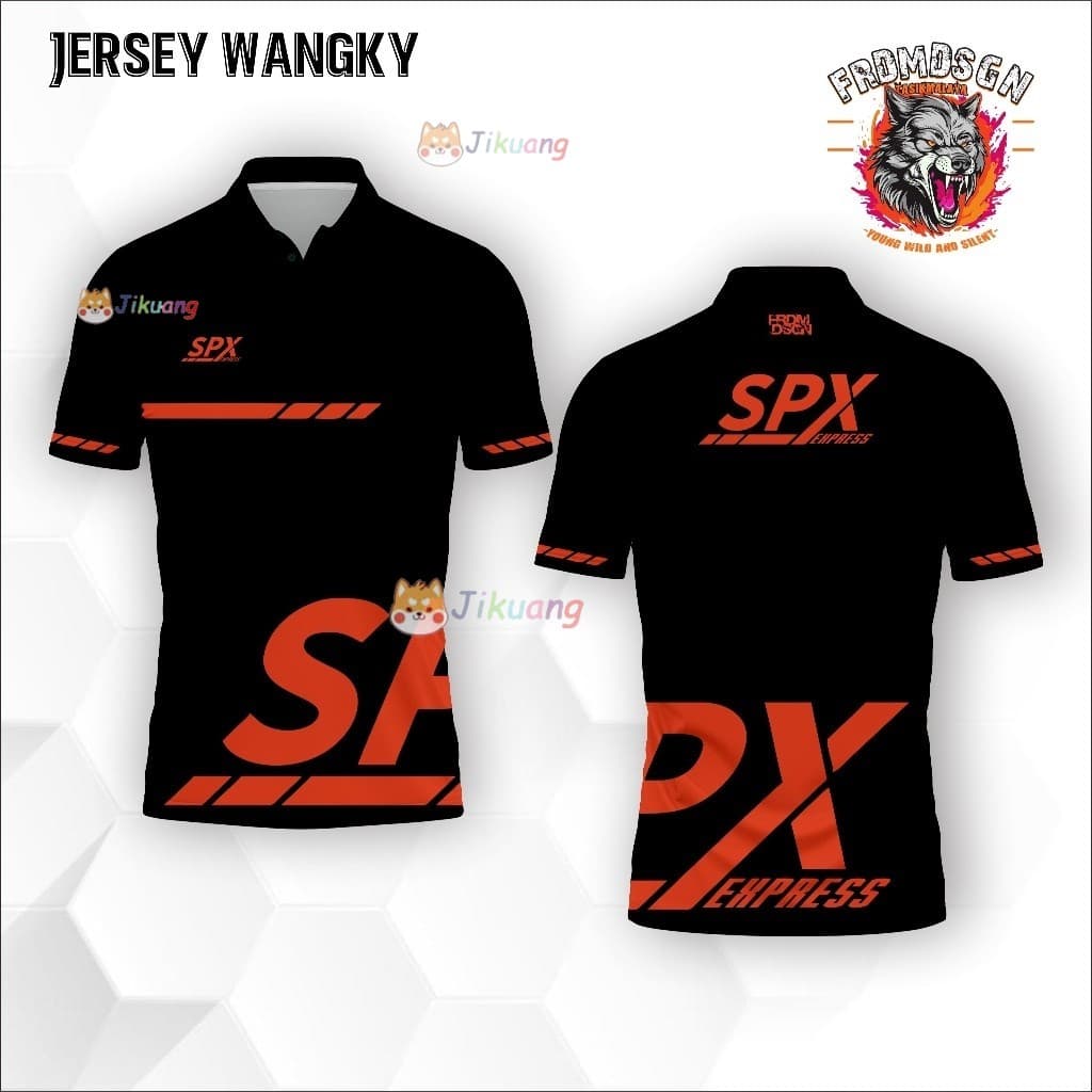 Jual JERSEY WANGY SPX SHOPEE EXPRESS KEMEJA SPX JERSEY POLO รูปที่ 2