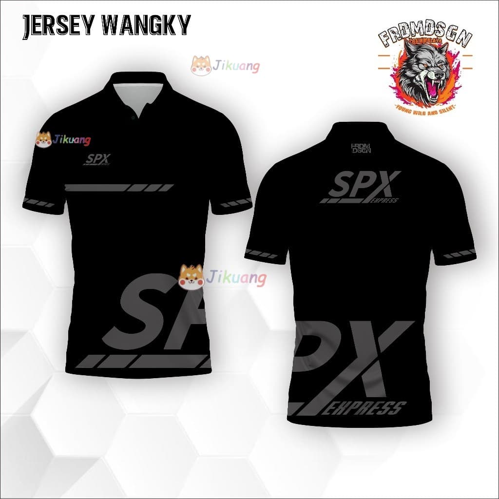 Jual JERSEY WANGY SPX SHOPEE EXPRESS KEMEJA SPX JERSEY POLO รูปที่ 5