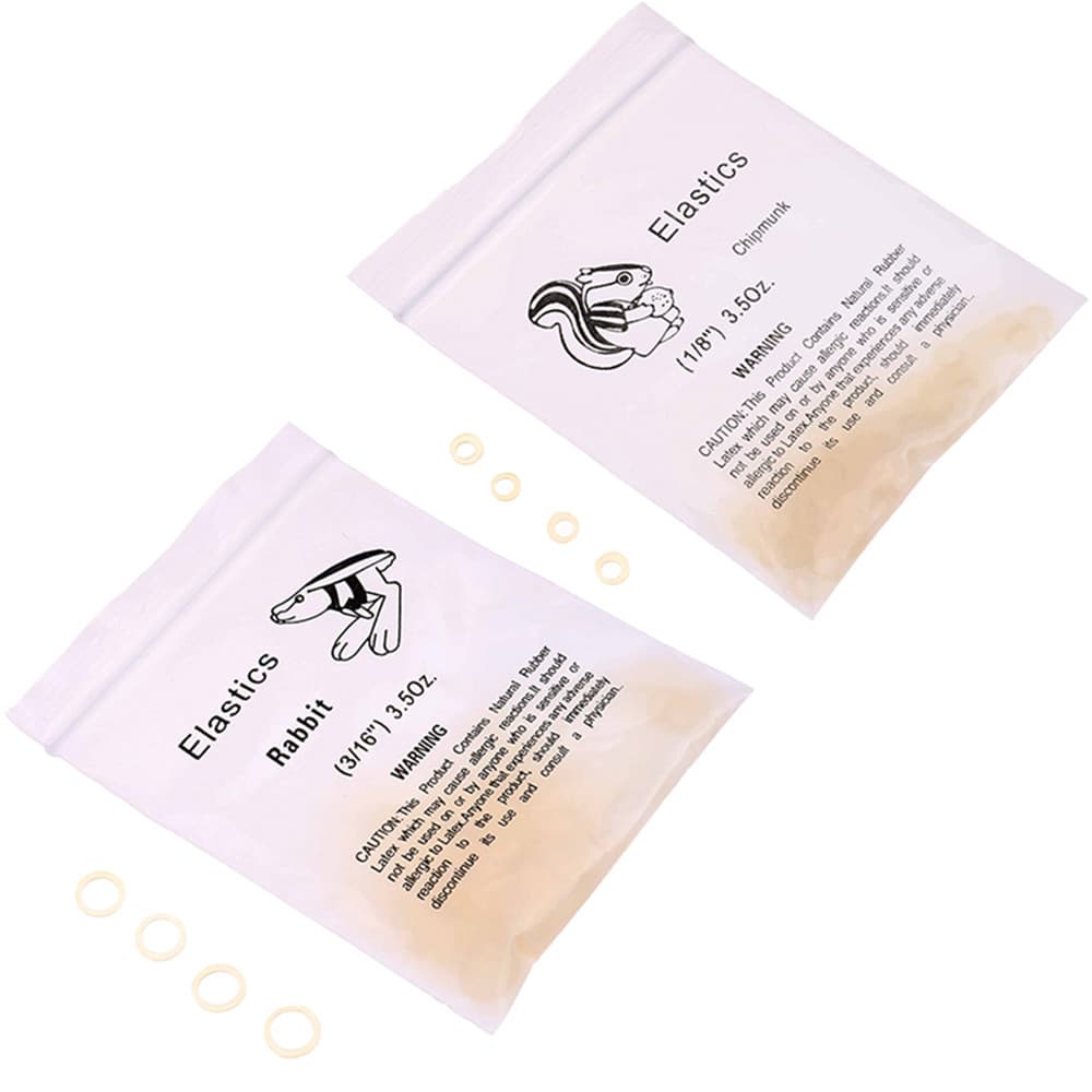 100 ชิ้น/ถุงทันตกรรม Zoo Elastics ยางทันตกรรม Latex 6.5OZ/5.0OZ/3.5OZ รูปที่ 7