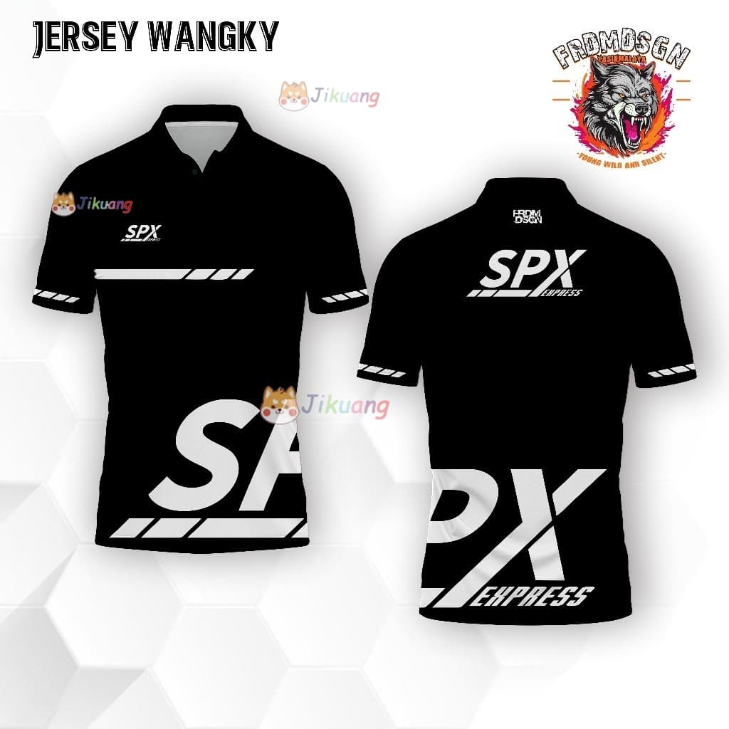 Jual JERSEY WANGY SPX SHOPEE EXPRESS KEMEJA SPX JERSEY POLO รูปที่ 4