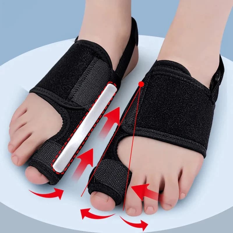 Toe Corrector Orthotics Bone Thumb Adjuster ค้อน Protector Soft Pedicure ถุงเท้า Bunion Straightener เครื่องมือดูแลเท้า รูปที่ 1