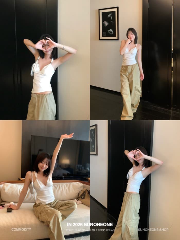 เสื้อชั้นในปรับคอวี สไตล์อเมริกันสำหรับผู้หญิง เหมาะสำหรับฤดูร้อน รูปที่ 2