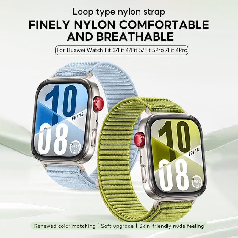 สำหรับ Huawei Watch Fit5/Fit 5Pro สายแทนสายกีฬาไนล่อนระบายอากาศ + กรณีป้องกันอ่อน สำหรับ Huawei Fit 5/5Pro รูปที่ 4