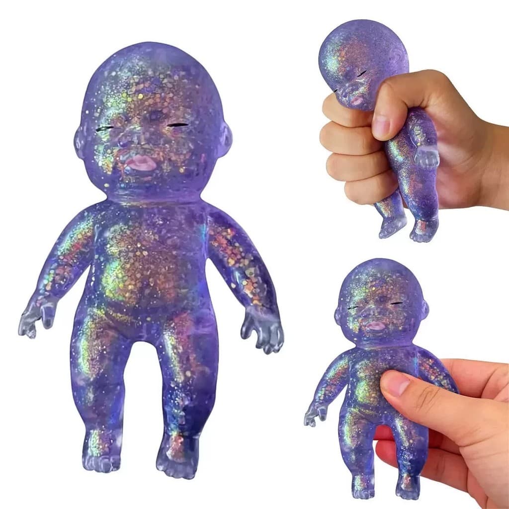NeeDoh ตลก Slime Octopus ตุ๊กตาบีบของเล่นที่มีสีสันน่ารัก Soft Squish Sensory Cube สํานักงานผ่อนคลายความเครียดบรรเทาของเล่นวันหยุดของขวัญ รูปที่ 9
