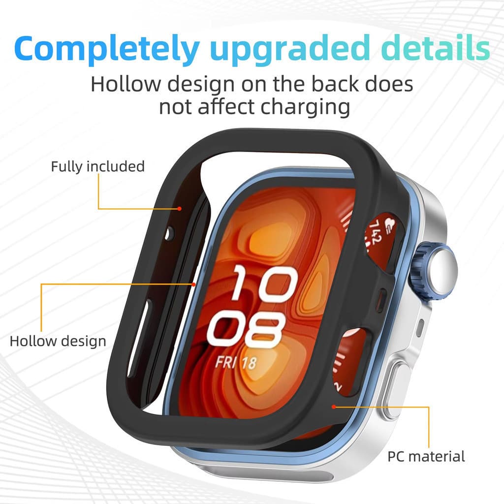 กรณีรู for Smartwatch Huawei Watch Fit 5 4/Huawei Watch Fit 5 4 Pro เครื่องป้องกันหน้าจอเต็มรูปแบบ PC อุปกรณ์ปกป้องกันชน รูปที่ 3