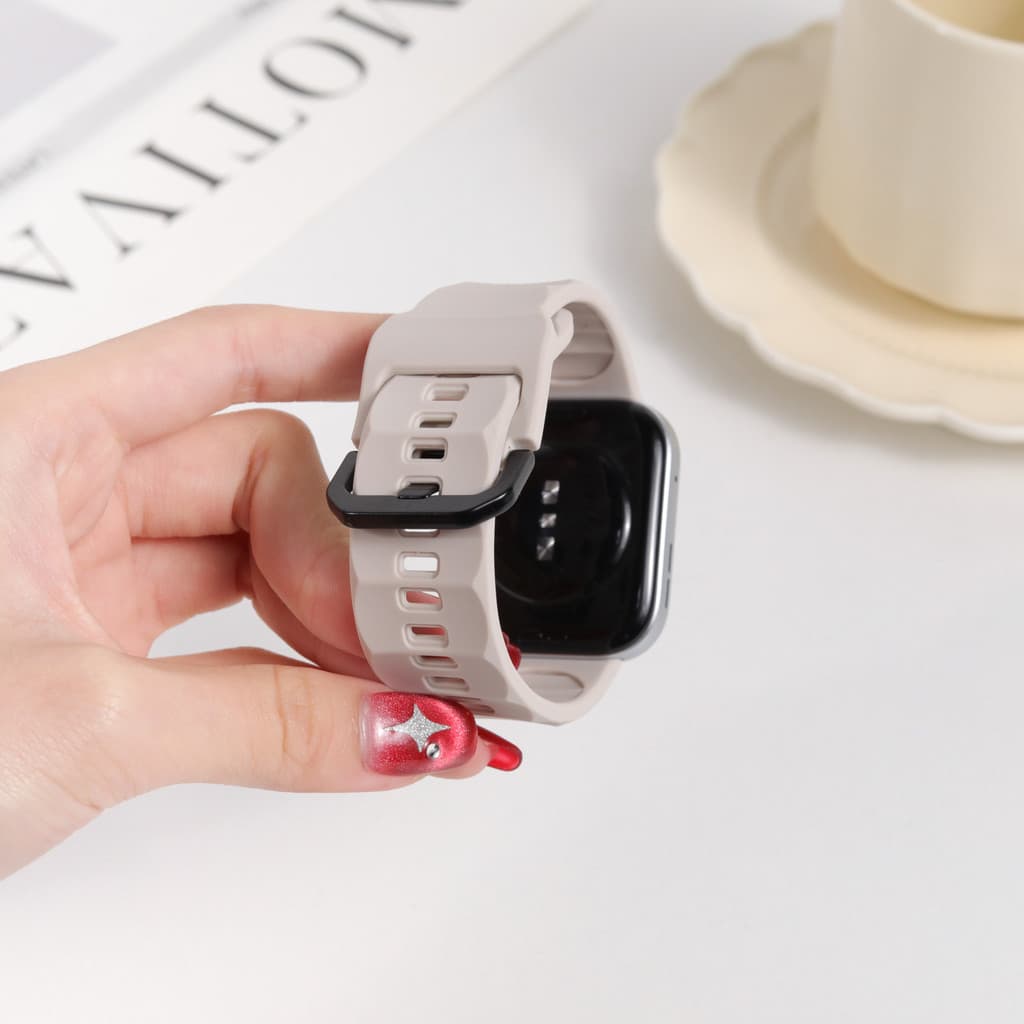 สายรัดกีฬาซิลิโคน for Huawei Watch Fit 5 4 3 / 5 4 Pro Sอุปกรณ์เสริมยาง oft เข็มข้อมือ for Huawei Fit 5 4 3 รูปที่ 7