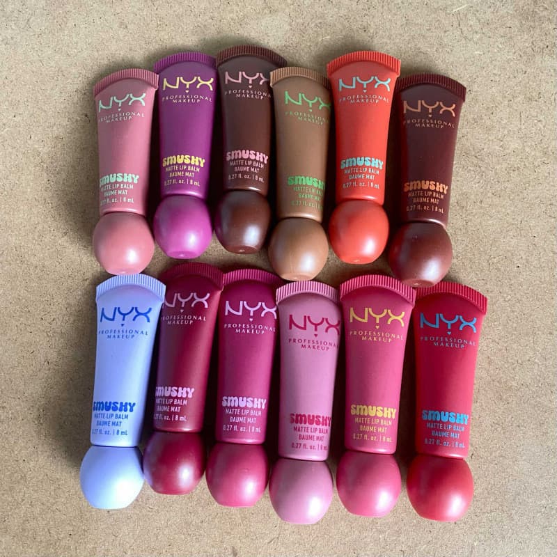 NYX ลิปบาล์มและผลิตภัณฑ์ลิปกลอสรุ่นใหม่ Smushy Matte Lip Balm รูปที่ 1