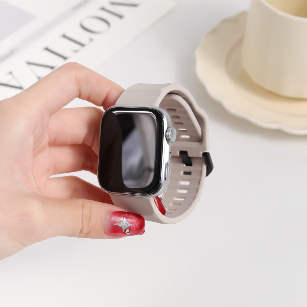 สายรัดกีฬาซิลิโคน for Huawei Watch Fit 5 4 3 / 5 4 Pro Sอุปกรณ์เสริมยาง oft เข็มข้อมือ for Huawei Fit 5 4 3 รูปที่ 4