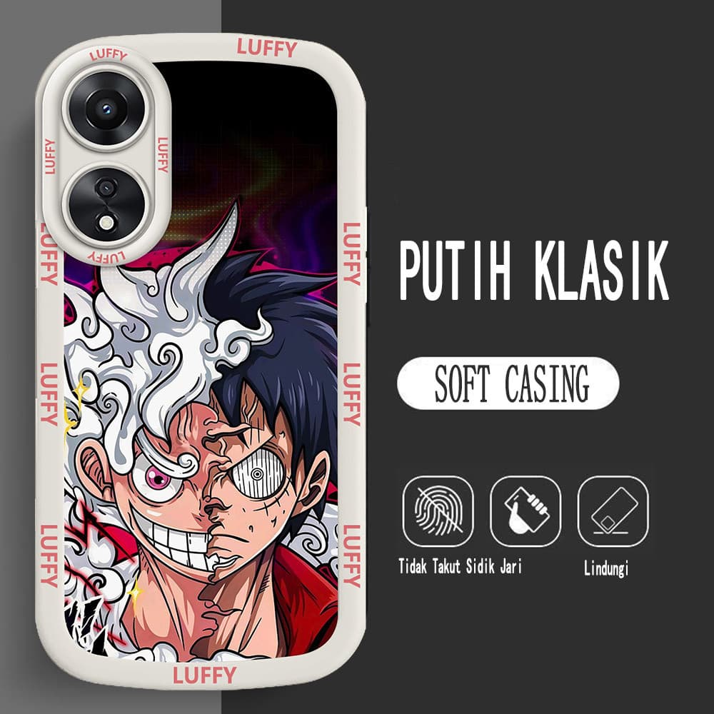 อ่อนนุ่มเคสโทรศัพท์หรับ OPPO A18 A38 A17 A78 A58 5G M5 One Piece รูปที่ 6