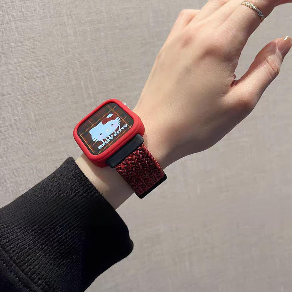 สายไนล่อนถัก for Smart Watch Huawei Watch Fit 5 5 Pro 4 4 Pro 3 หัวข้อมือแม่เหล็กปรับได้กีฬา สายรัดข้อมือสายรัดข้อมือ รูปที่ 5