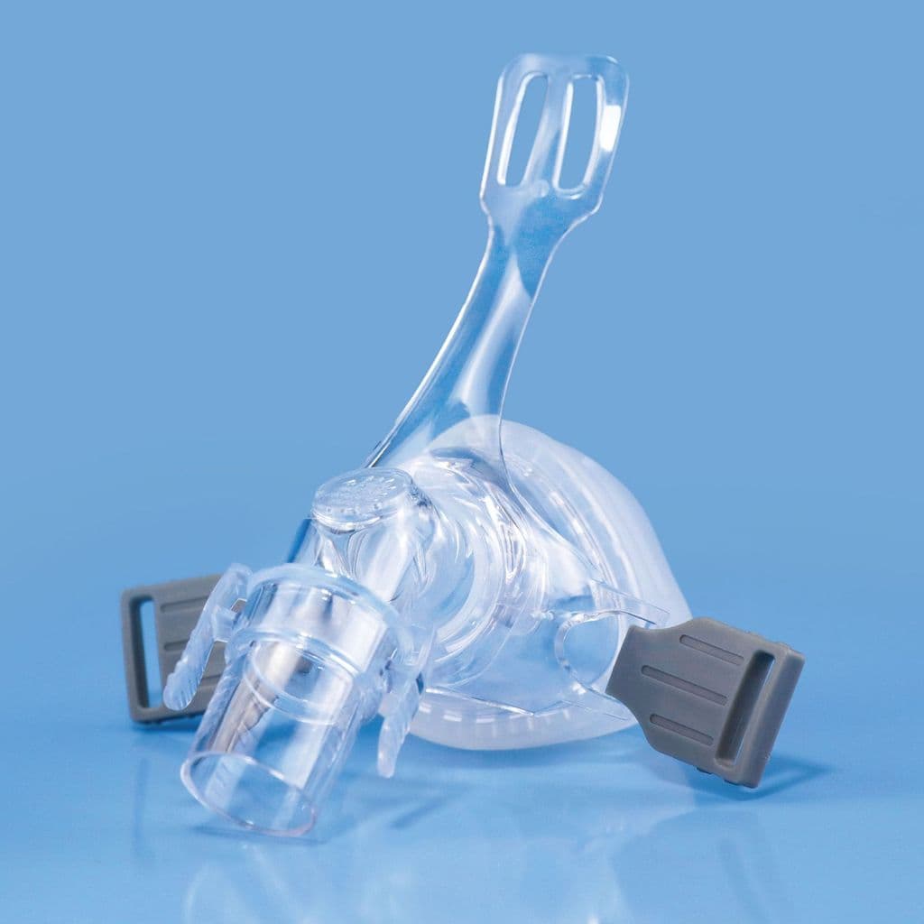 หน้ากากเครื่อง จมูก CPAP mask พร้อมหลอด/หมวก ใช้ซ้ำได้ ครอบเต็ม อุปกรณ์เสริมสําหรับเครื่อง CPAP ส่วนใหญ่ รูปที่ 2