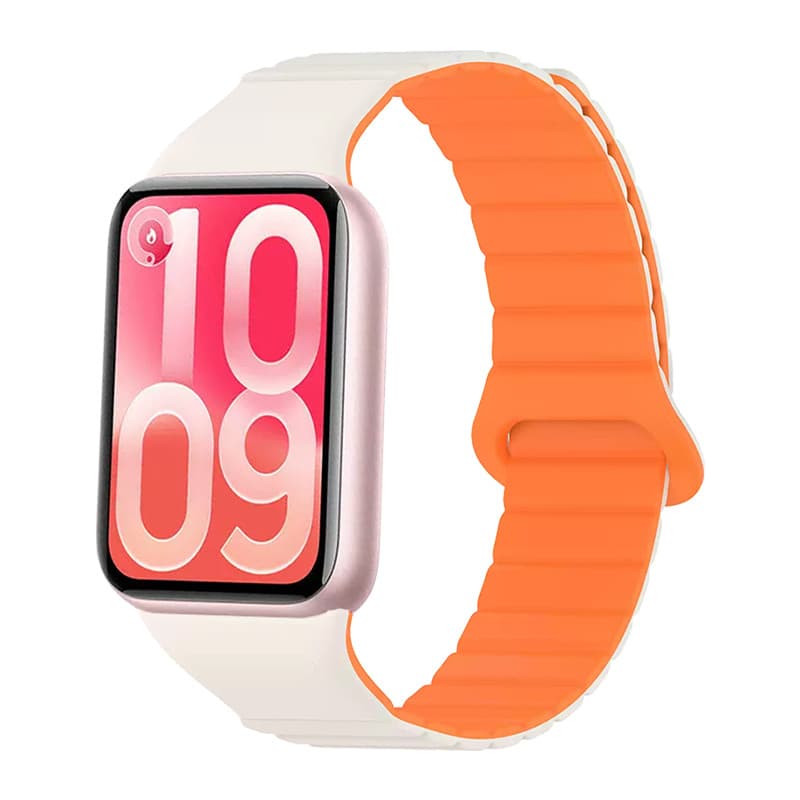 สายแม่เหล็กสำหรับ Xiaomi MiBand 10 Pro 9 Pro 8 Pro สายรัดข้อมือซิลิโคนเปลี่ยนสร้อยข้อมือสำหรับ RedMi Watch 6 4 5 สายนาฬิ รูปที่ 2