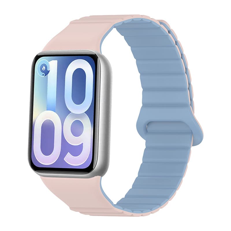 สายแม่เหล็กสำหรับ Xiaomi MiBand 10 Pro 9 Pro 8 Pro สายรัดข้อมือซิลิโคนเปลี่ยนสร้อยข้อมือสำหรับ RedMi Watch 6 4 5 สายนาฬิ รูปที่ 3