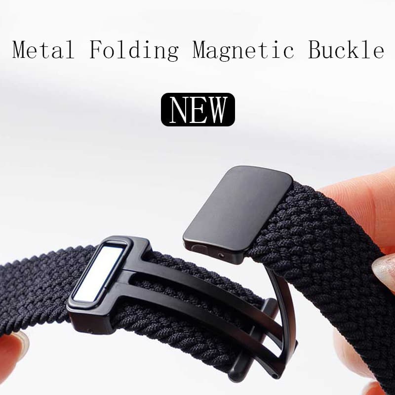 สายไนล่อนถัก for Smart Watch Huawei Watch Fit 5 5 Pro 4 4 Pro 3 หัวข้อมือแม่เหล็กปรับได้กีฬา สายรัดข้อมือสายรัดข้อมือ รูปที่ 9