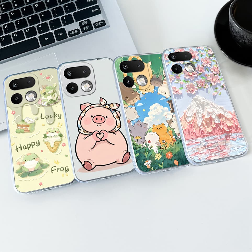 ดอกไม้น่ารักสําหรับ OPPO Realme 16Pro 16Pro + กรณีสาวหวาน Soft TPU Clear สําหรับ Realme16ProPlus กรณีสําหรับ RMX5120 ปกหลัง Capa กระเป๋าโทรศัพท์ รูปที่ 6