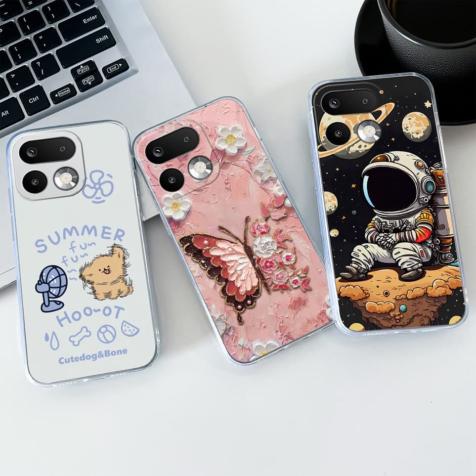 ดอกไม้น่ารักสําหรับ OPPO Realme 16Pro 16Pro + กรณีสาวหวาน Soft TPU Clear สําหรับ Realme16ProPlus กรณีสําหรับ RMX5120 ปกหลัง Capa กระเป๋าโทรศัพท์ รูปที่ 2