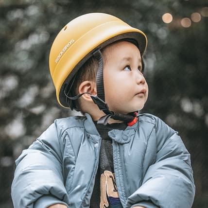 ROCKBROS Helmet Children Riding Bicycle Balance Bike Roller Skating Outdoor Skateboard Protective Gear Bicycle Helmet รูปที่ 2