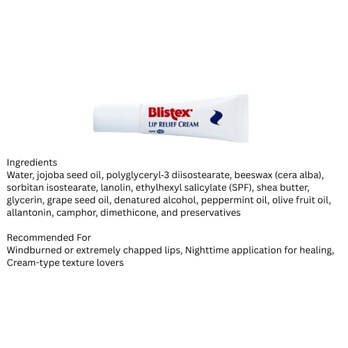 Blistex Lip Balm – Medex / Deep Renewal / Lip Vibrance / Relief Cream / Sensitive / Mint Melon | ริมฝีปากแตก | ให้ความชุ่มชื้น | เอสพีเอฟ | ทินท์ รูปที่ 6