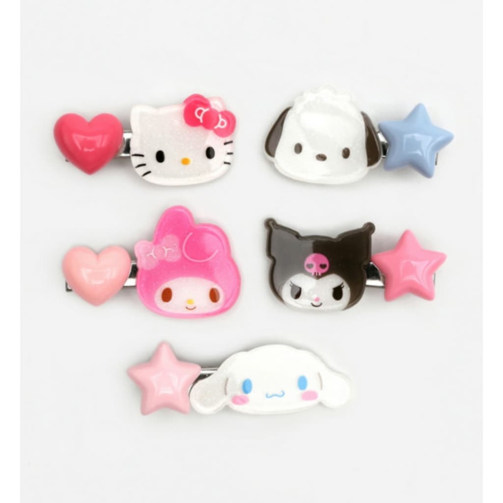 SANRIO กิ๊บติดผมร้อนใหม่นักเรียนสาวหน้าม้าคลิปกิ๊บเครื่องประดับผม/คลิปคุโรมิ/คลิปคิตตี้ รูปที่ 2