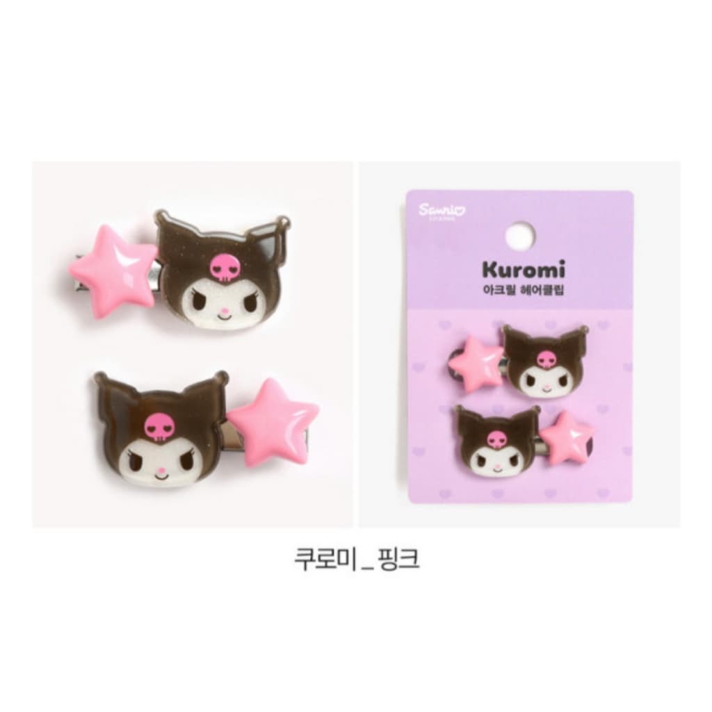 SANRIO กิ๊บติดผมร้อนใหม่นักเรียนสาวหน้าม้าคลิปกิ๊บเครื่องประดับผม/คลิปคุโรมิ/คลิปคิตตี้ รูปที่ 7
