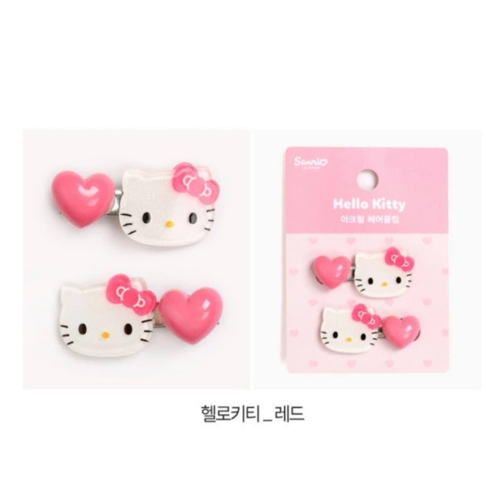SANRIO กิ๊บติดผมร้อนใหม่นักเรียนสาวหน้าม้าคลิปกิ๊บเครื่องประดับผม/คลิปคุโรมิ/คลิปคิตตี้ รูปที่ 8