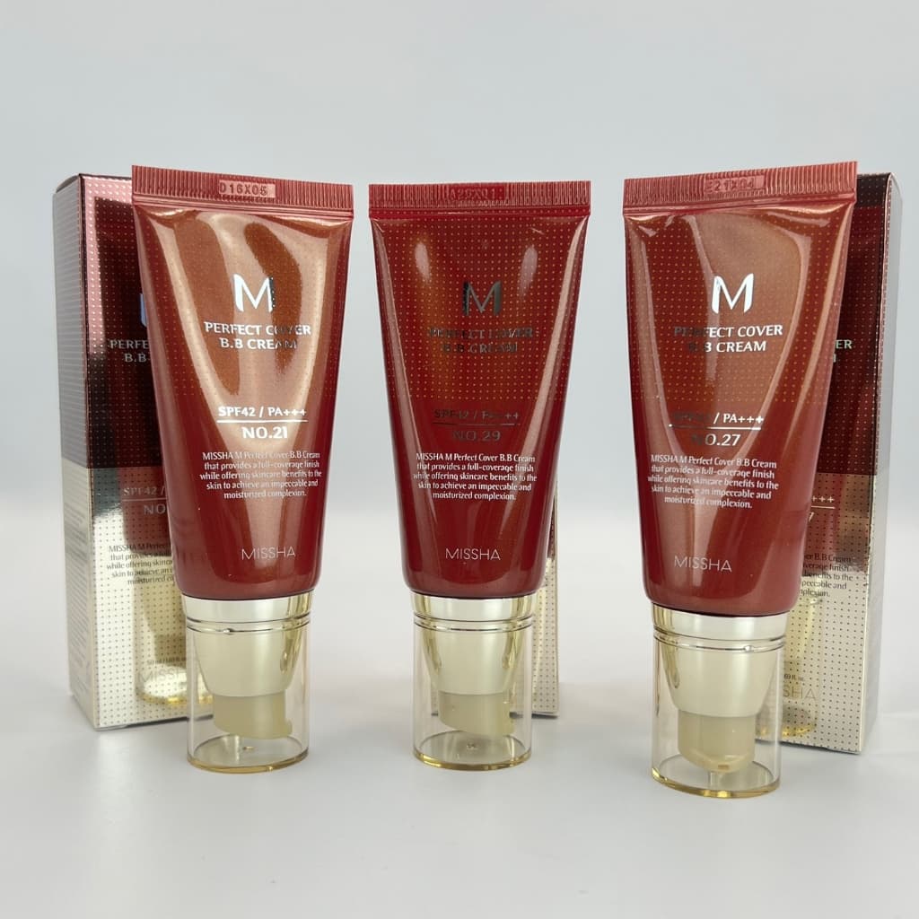 M Perfect Cover BB Cream SPF 42 PA+++ 50ml รูปที่ 4