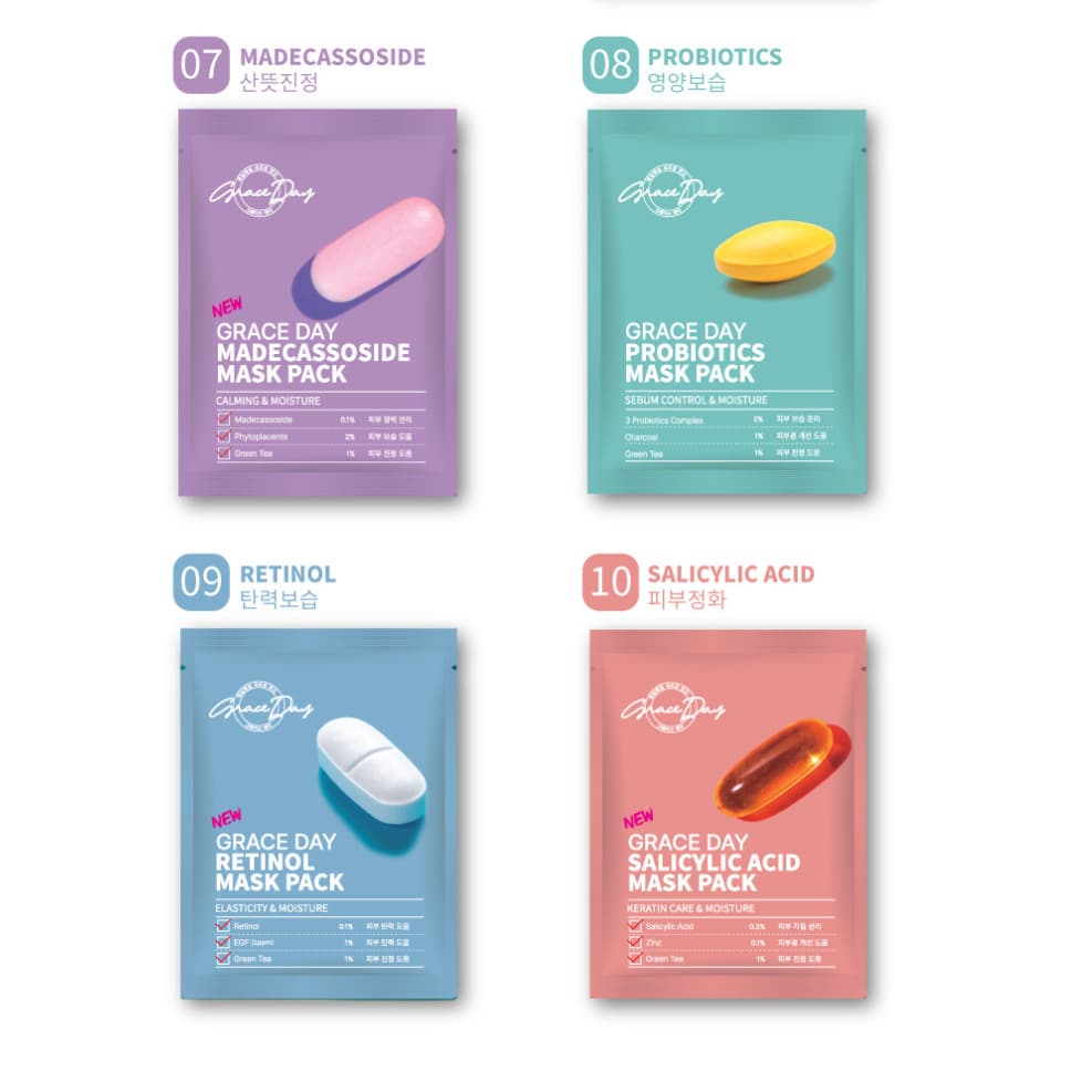 Daily Mask Sheet 1 ชิ้น Hydrating Soothing K-Beauty Skin Care รูปที่ 4