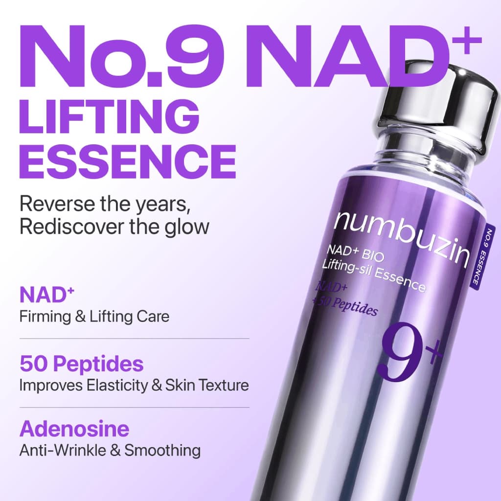 NUMBUZIN No.9+ NAD+ BIO Lifting-sil Essence/PDRN Toner/Retinol Eye Cream/Collagen Eye Patch รูปที่ 3