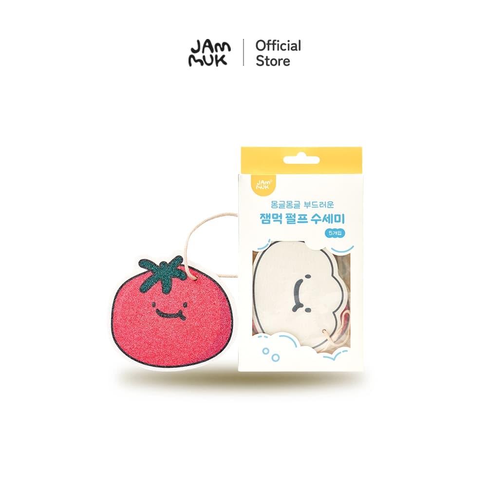 JAMMUK ฟองน้ำเซลลูโลสอัด สำหรับล้างจานเด็ก – ปลอดภัย อ่อนโยนต่อภาชนะลูกน้อย รูปที่ 1