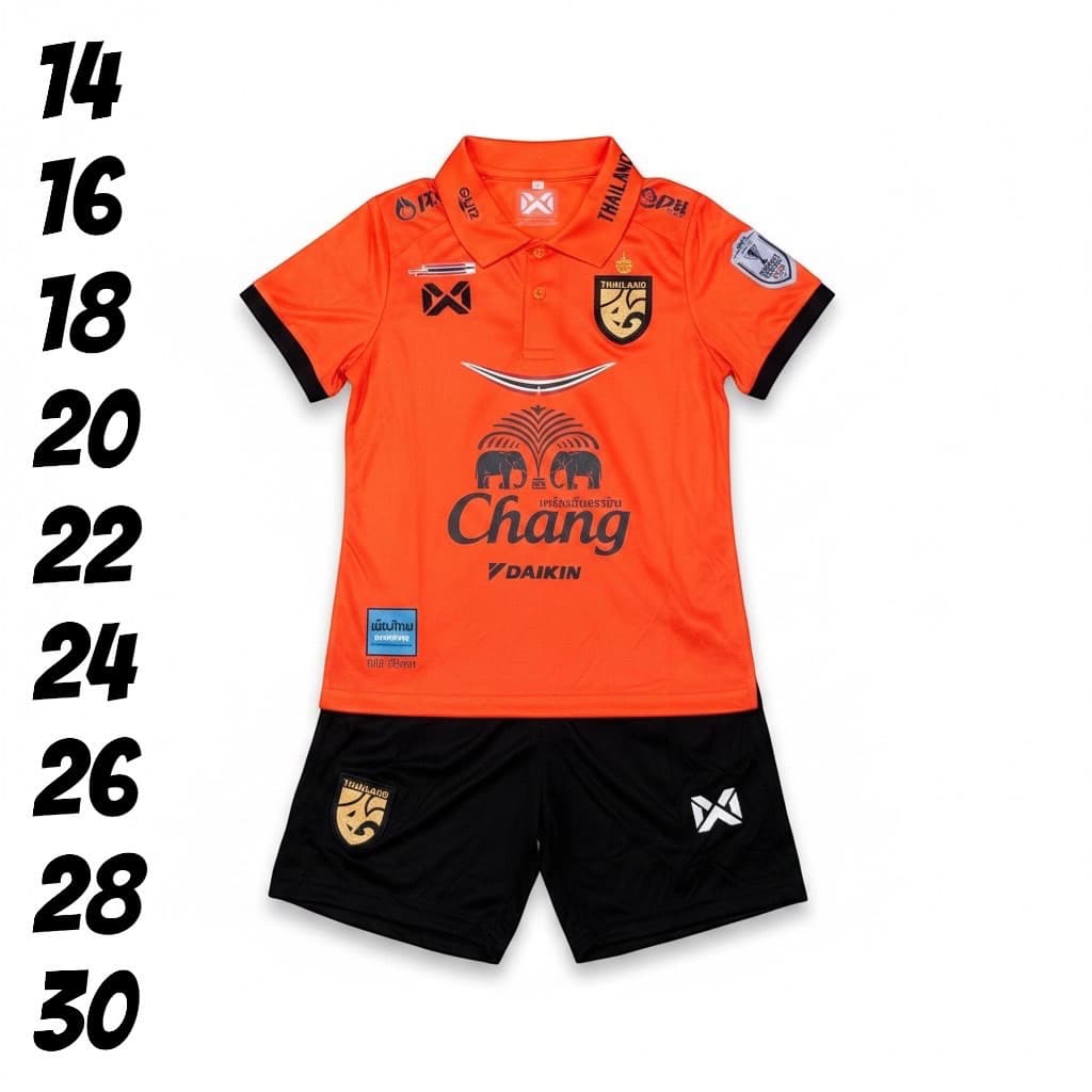 บอลชุดกีฬาเด็กเสื้อพร้อมกางเกงชายแหละหญิงใสได้สีสวยตามภาพถ่ายรูปจากสินค้าผ้านิ่มเย็นใส่สบาย รูปที่ 6