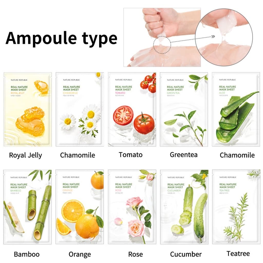 Real Natrue Mask Pack 14type รูปที่ 2