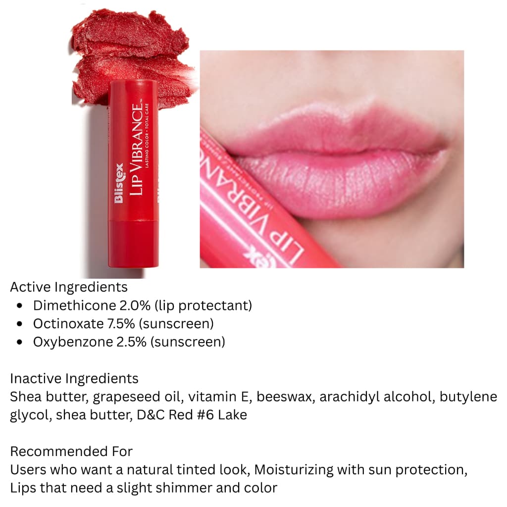 Blistex Lip Balm – Medex / Deep Renewal / Lip Vibrance / Relief Cream / Sensitive / Mint Melon | ริมฝีปากแตก | ให้ความชุ่มชื้น | เอสพีเอฟ | ทินท์ รูปที่ 3